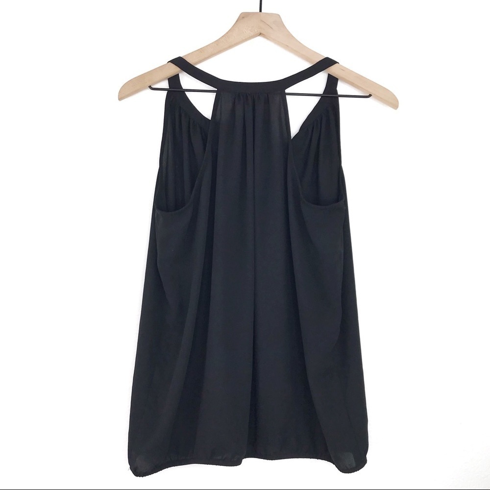ANN TAYLOR LOFT Halter Racerback Blouse Tank Top S - Picture 2 of 7